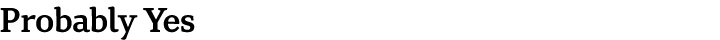 probably yes